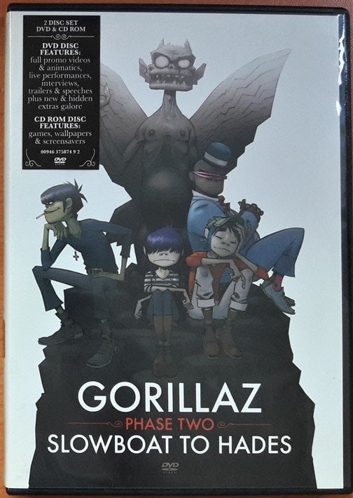 GORILLAZ - PHASE TWO SLOWBOAT TO HADES (2006) - DVD+CD ROM 2.EL