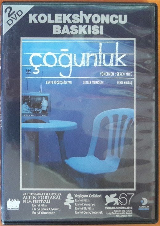 ÇOĞUNLUK - BARTU KÜÇÜKÇAĞLAYAN - SETTAR TANRIÖĞEN - SEREN YÜCE - 2DVD 2.EL