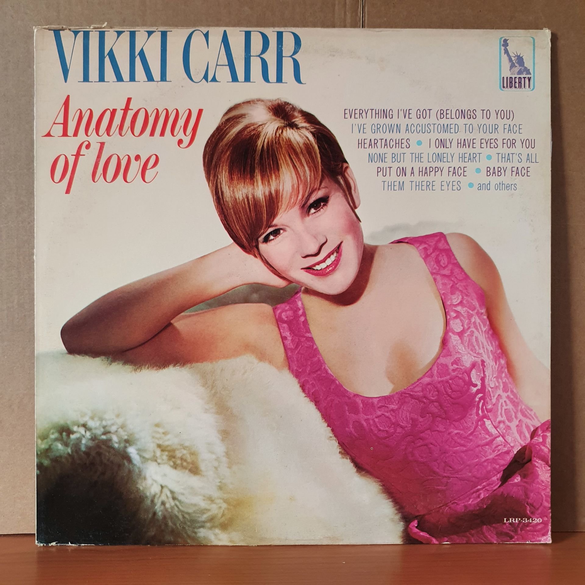 VIKKI CARR - ANATOMY OF LOVE (1972) - LP 2.EL PLAK