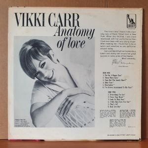 VIKKI CARR - ANATOMY OF LOVE (1972) - LP 2.EL PLAK