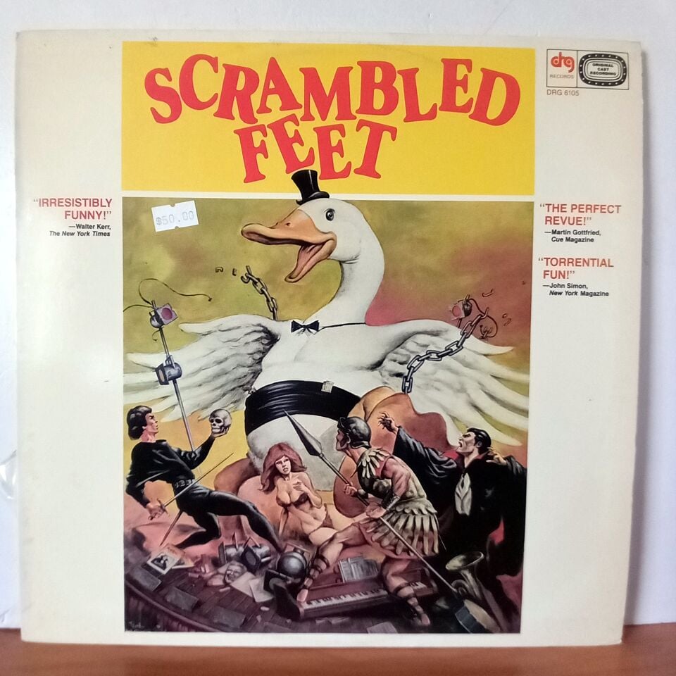 SCRAMBLED FEET / ORIGINAL CAST RECORDING / JOHN DRIVER, JEFFREY HADDOW, JIMMY WISNER (1980) - LP 2.EL PLAK
