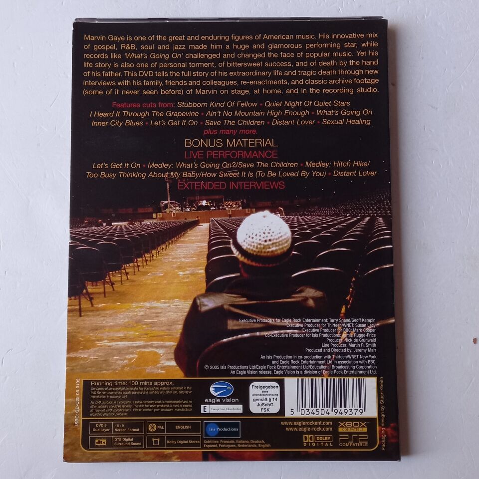 MARVIN GAYE – WHAT'S GOING ON / THE LIFE AND DEATH OF MARVIN GAYE (2006) - DVD DIGIPAK 2.EL