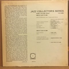 ETHEL WATERS JAZZ COLLECTOR SERIES 2.EL PLAK