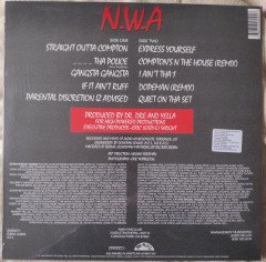 N.W.A - STRAIGHT OUTTA COMPTON (1988) - LP 180GR 2020 EDITION SIFIR PLAK