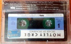 MOTLEY CRUE - DECADE OF DECADENCE (1991) MMY CASSETTE MADE IN TURKEY ''NEW'' PAPER LABEL