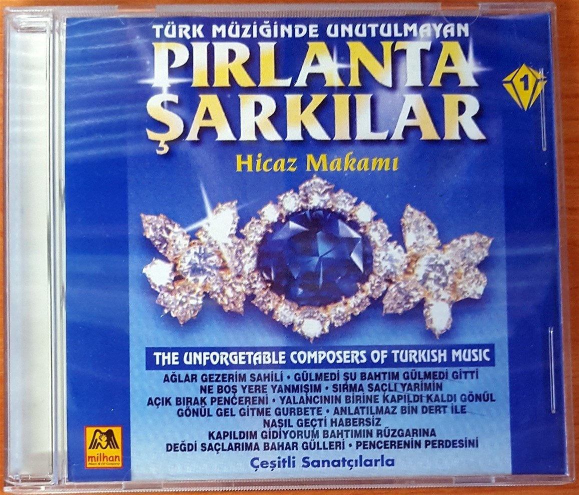 TÜRK MÜZİĞİNDE UNUTULMAYAN PIRLANTA ŞARKILAR 1 / HİCAZ MAKAMI CD 2.EL