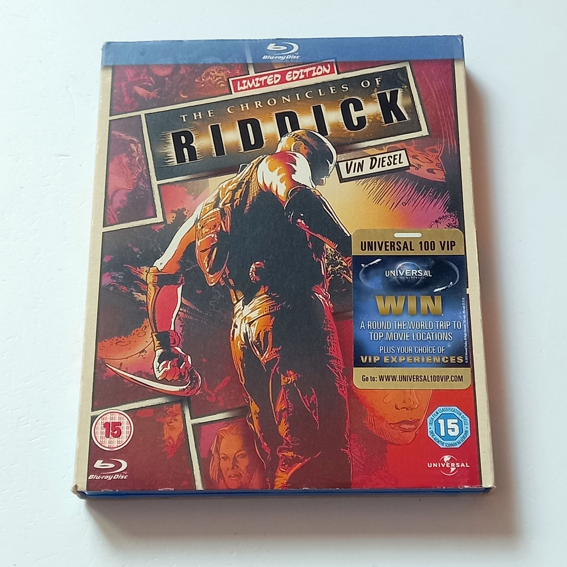 THE CHRONICLES OF RIDDICK - VIN DIESEL, THANDIE NEWTON - YÖN.: DAVID TWOHY - BLU-RAY SLIPCOVER REGION FREE 2.EL TR ALTYAZI YOKTUR