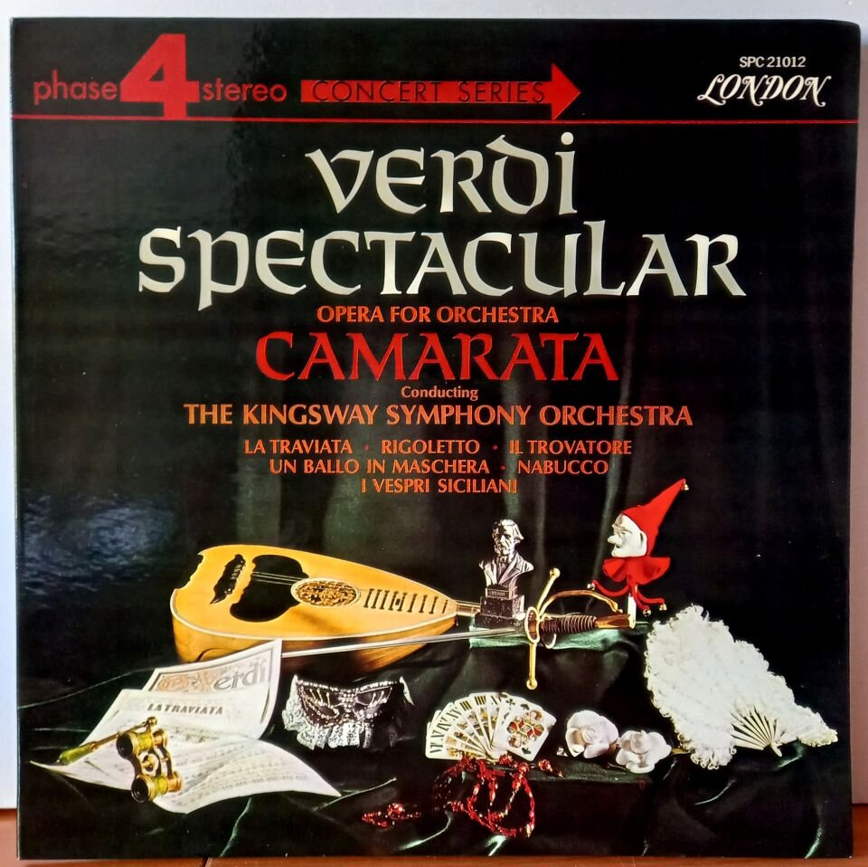 CAMARATA CONDUCTING THE KINGSWAY SYMPHONY ORCHESTRA – VERDI SPECTACULAR (1966) - LP 2.EL PLAK