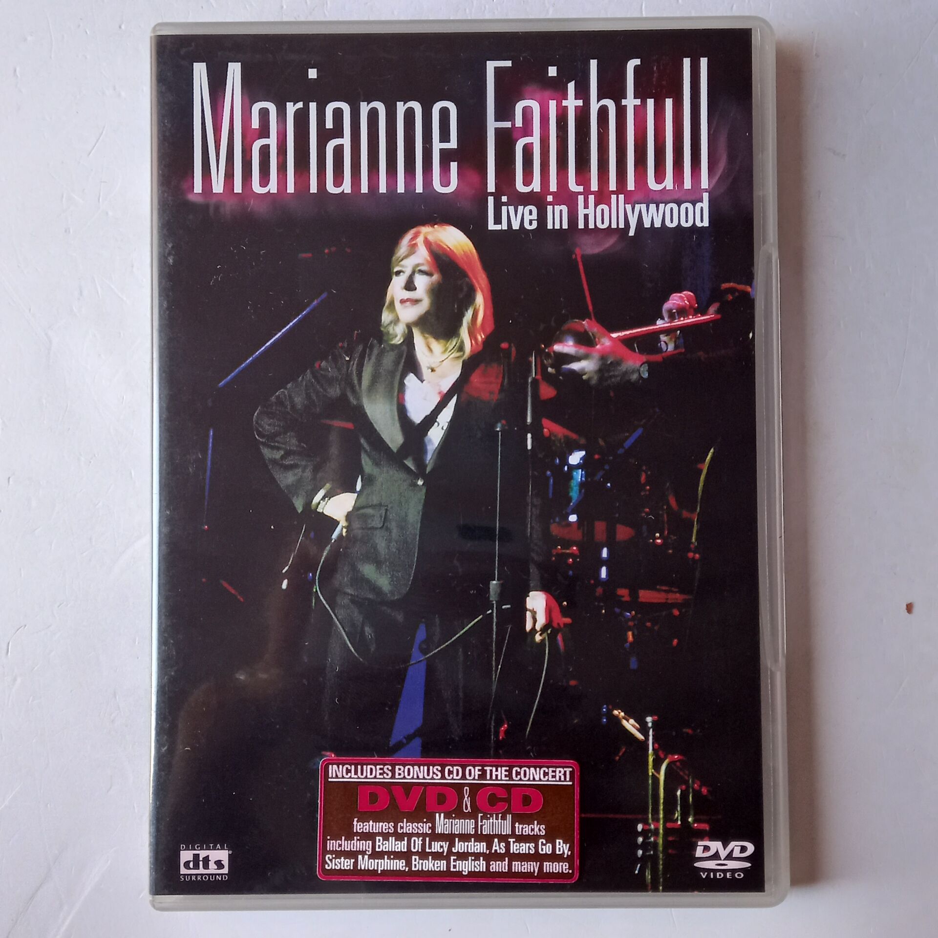 MARIANNE FAITHFULL – LIVE IN HOLLYWOOD (2005) - DVD + CD 2.EL