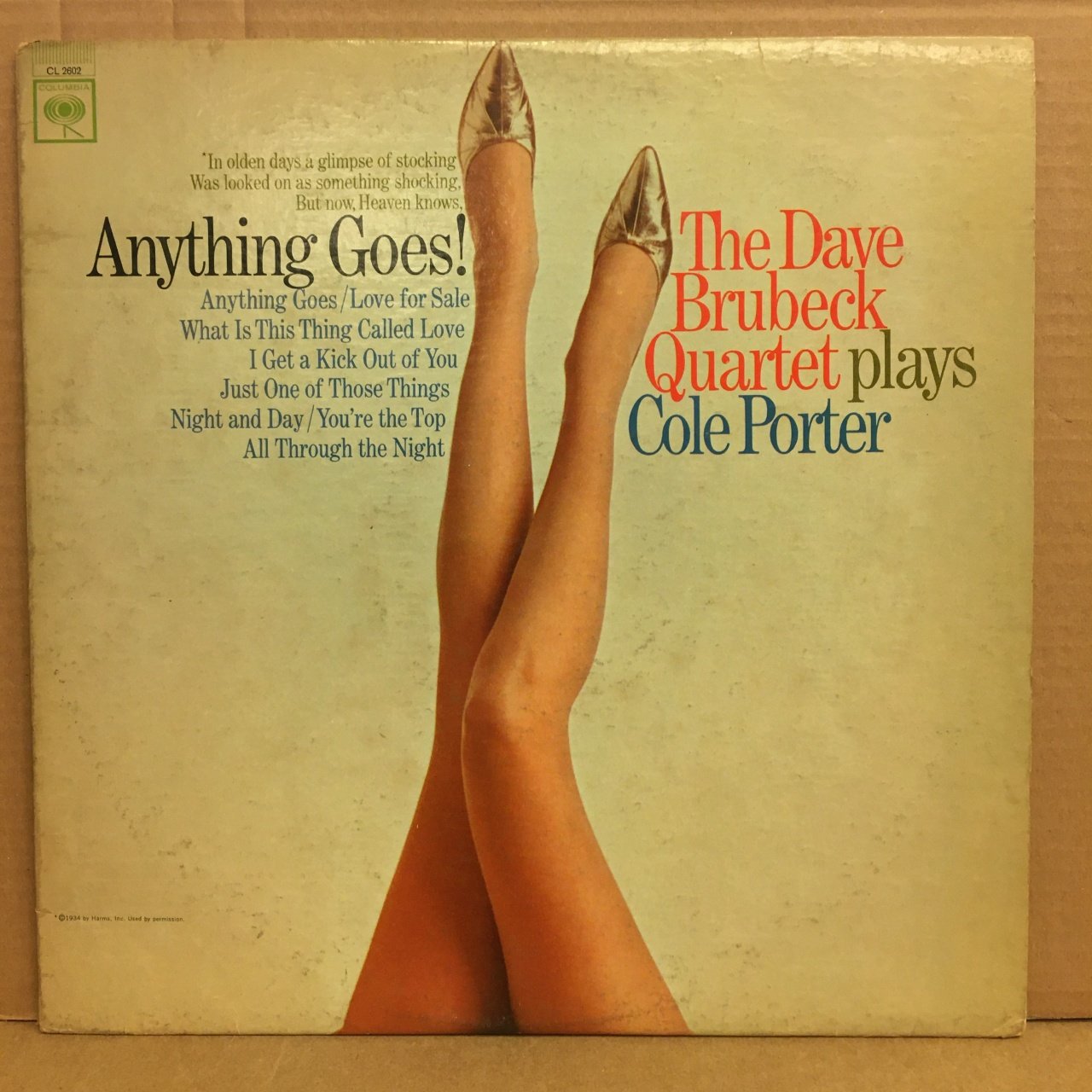 DAVE BRUBECK QUARTET PLAYS COLE PORTER 2.EL PLAK