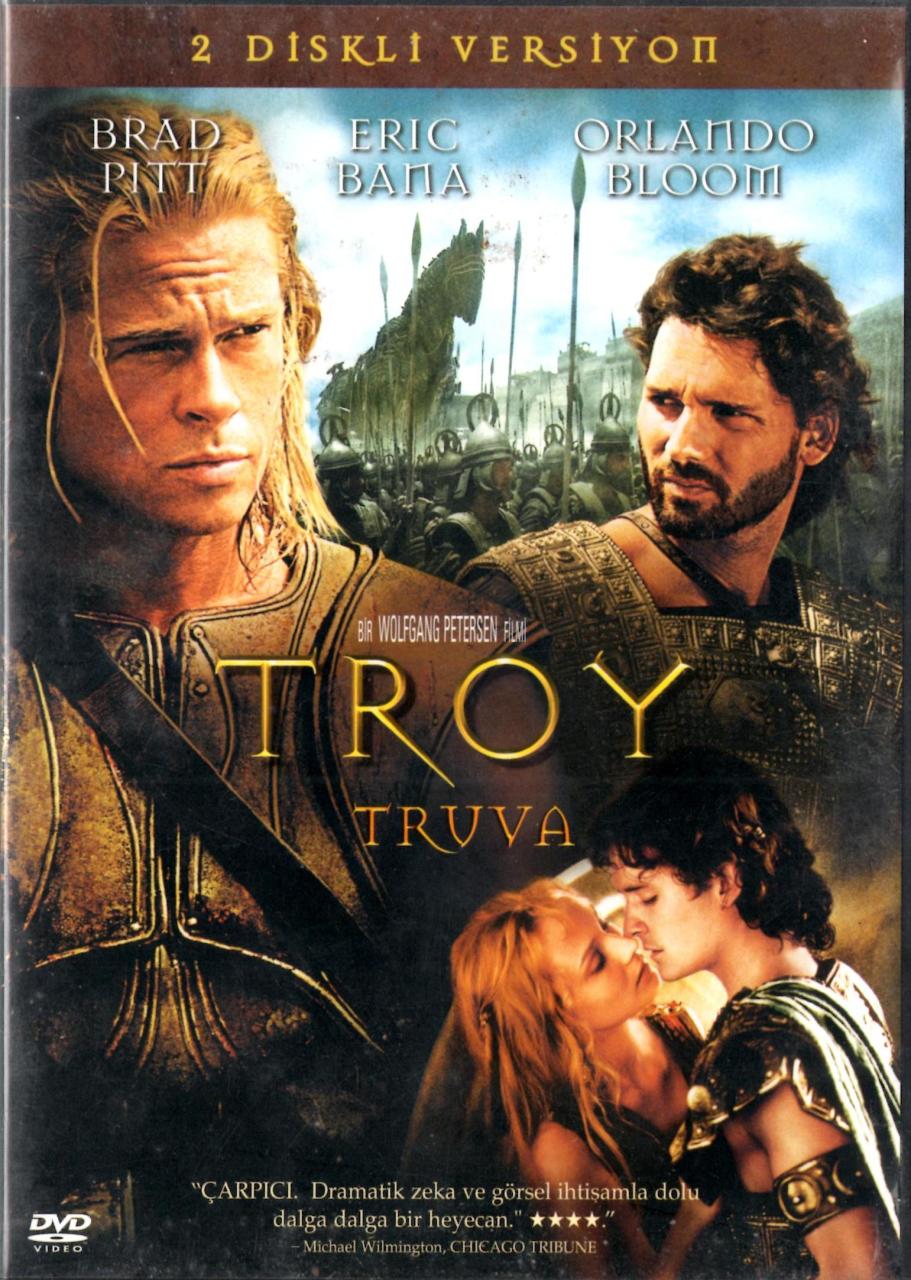 TROY - TRUVA - BRAD PITT - ERIC BANA - ORLANDO BLOOM - DIANE KRUGER - WOLFGANG PETERSEN - 2DVD 2.EL