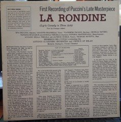 PUCCINI: LA RONDINE, EVA DE LUCA, FEDERICO DEL CUPOLO - 2PLAK 2.EL