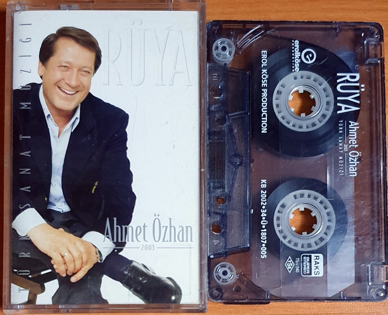 AHMET ÖZHAN - RÜYA 2003 (2002) - KASET EROL KÖSE PRODUCTION 2.EL