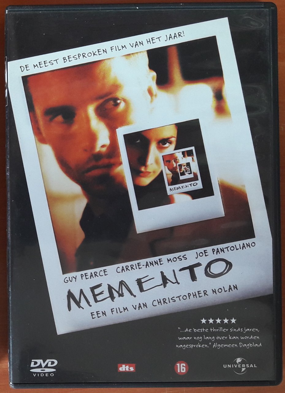 MEMENTO - GUY PEARCE - CARRIE-ANNE MOSS - CHRISTOPHER NOLAN - DVD 2.EL TR ALTYAZI YOKTUR
