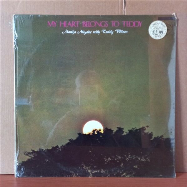 MARTHA MIYAKE WITH TEDDY WILSON – MY HEART BELONGS TO TEDDY (1977) - LP DÖNEM BASKISI SIFIR PLAK