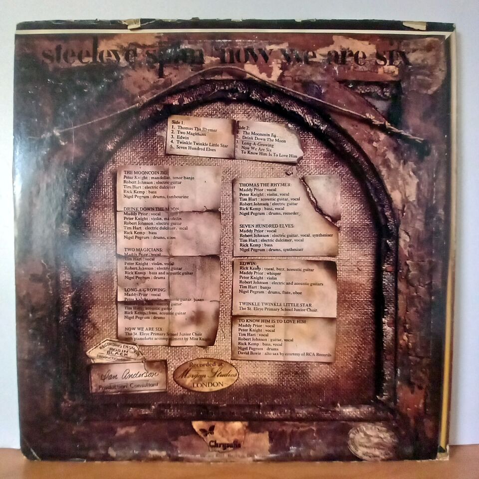 STEELEYE SPAN – NOW WE ARE SIX (1974) - LP 2.EL PLAK