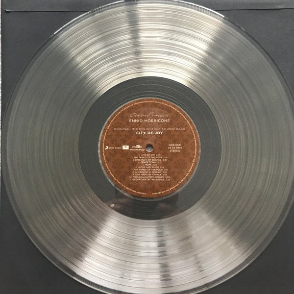 ENNIO MORRICONE - CITY OF JOY SOUNDTRACK (1992) - LP 180GR 2017 EDITION TRANSPARANT COLOURED SIFIR PLAK