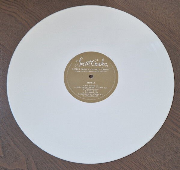 SECRET GARDEN - SONGS FROM A SECRET GARDEN (1995) - LP 2025 30TH ANNIVERSARY WHITE COLOURED EDITION SIFIR PLAK