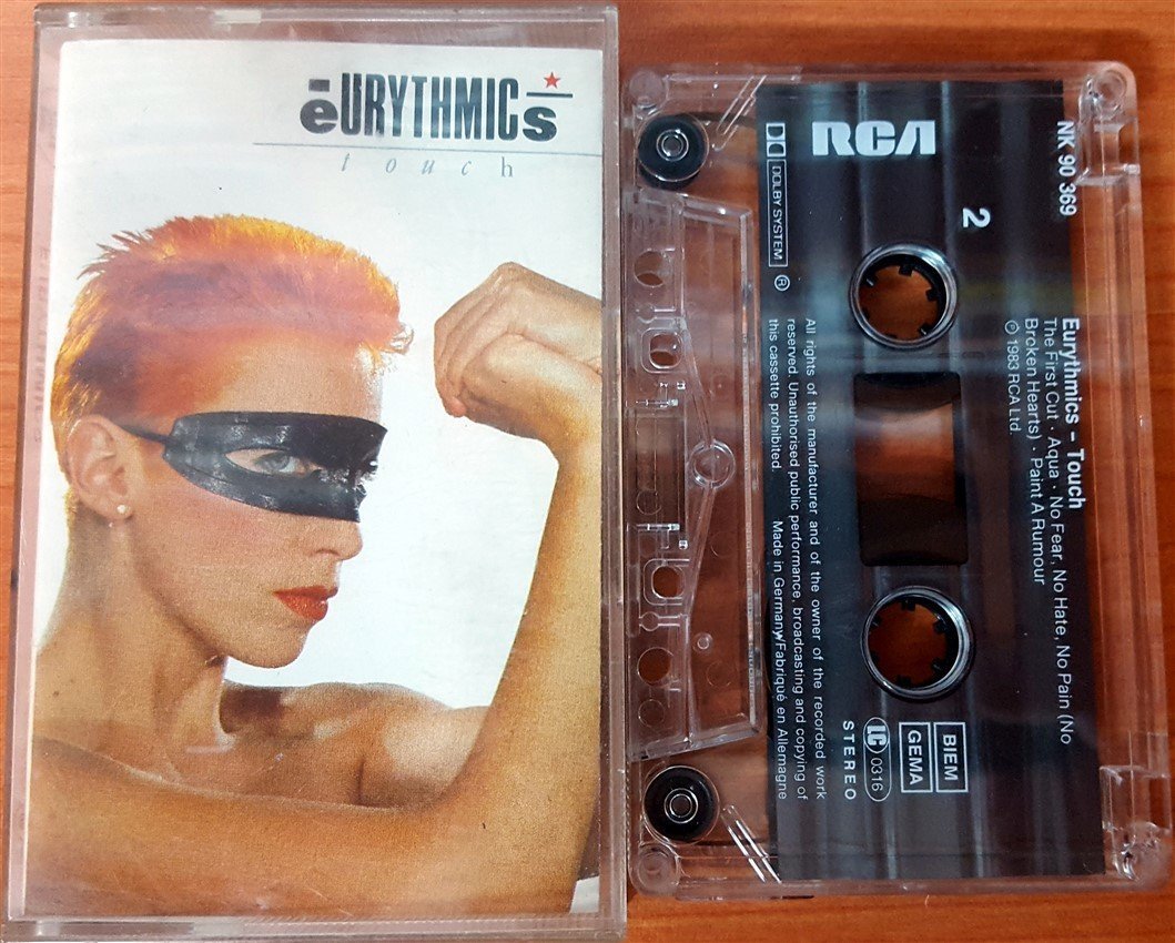 EURYTHMICS - TOUCH CASSETTE MADE IN GERMANY ''USED''