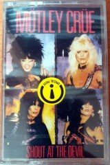 MOTLEY CRUE - SHOUT AT THE DEVIL (1990) MMY CASSETTE MADE IN TURKEY ''NEW'' PAPER LABEL