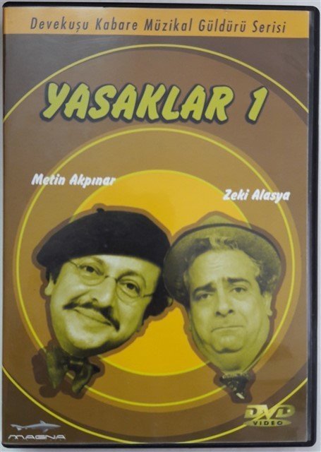 YASAKLAR 1 DEVEKUŞU KABARE - ZEKİ ALASYA - METİN AKPINAR DVD 2.EL