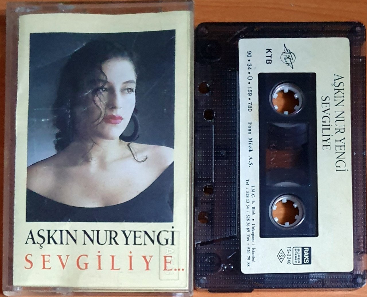 AŞKIN NUR YENGİ - SEVGİLİYE (1990) - KASET 2.EL