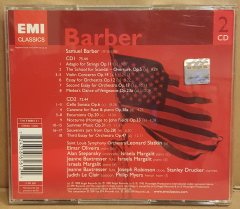SAMUEL BARBER - ADAGIO FOR STRING/VIOLIN CONCERTO/ORCHESTRAL & CHAMBER WORKS (1995) - 2CD ELMAR OLIVEIRA (VIOLIN) / LEONARD SLATKIN 2.EL