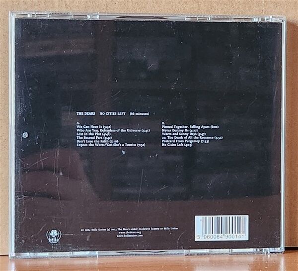 THE DEARS – NO CITIES LEFT (2004) - CD 2.EL