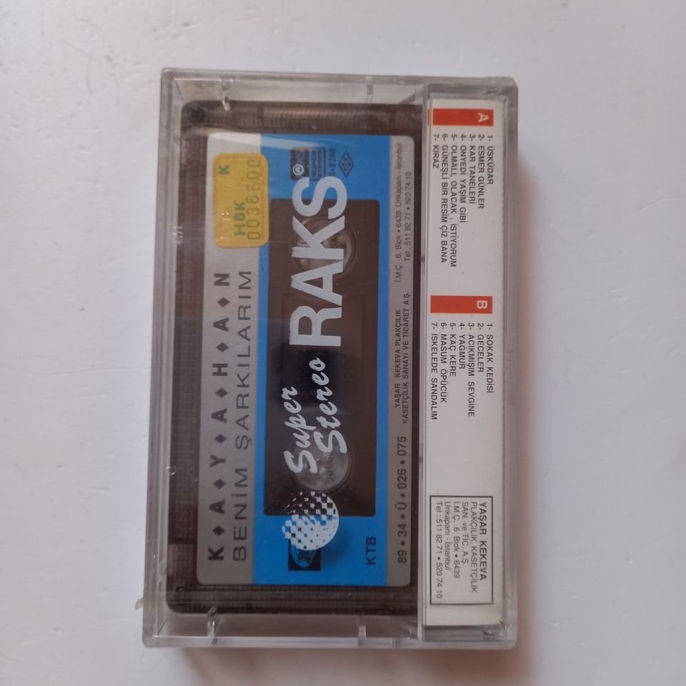 KAYAHAN - BENİM ŞARKILARIM (1989) - KASET SIFIR