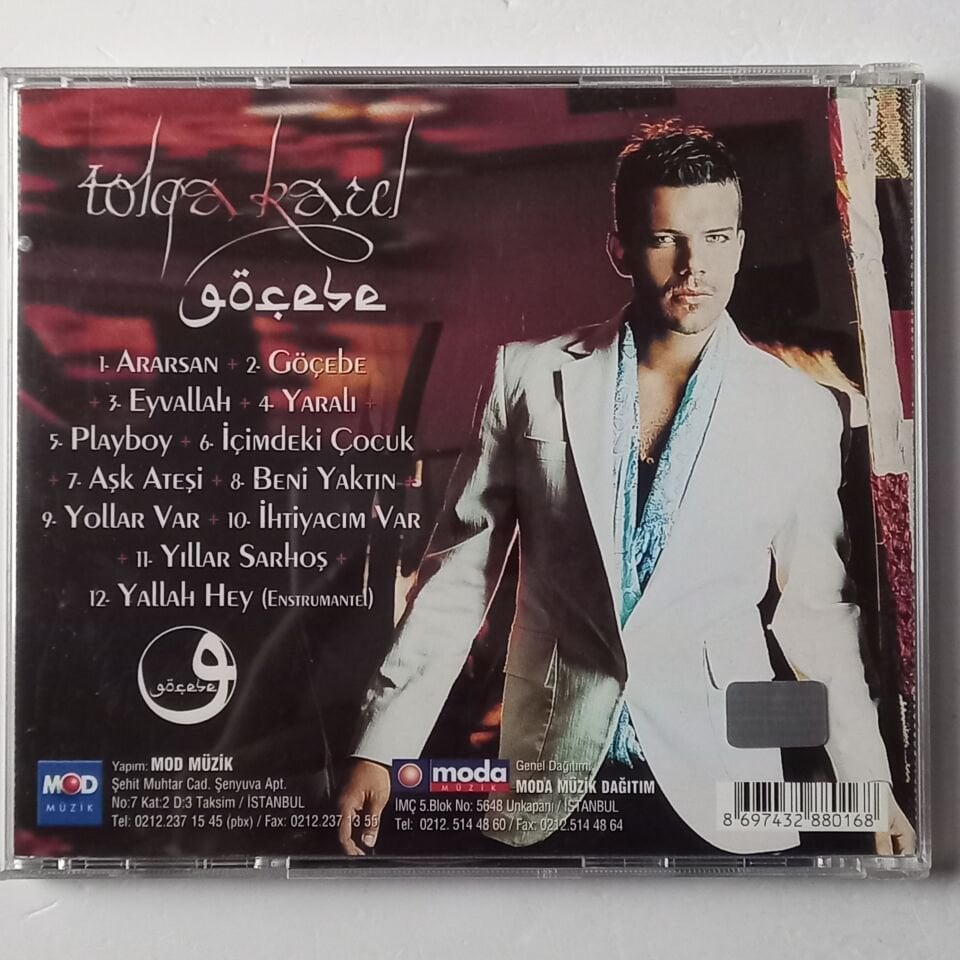 TOLGA KAREL – GÖÇEBE (2003) - İSME İMZALI CD 2.EL