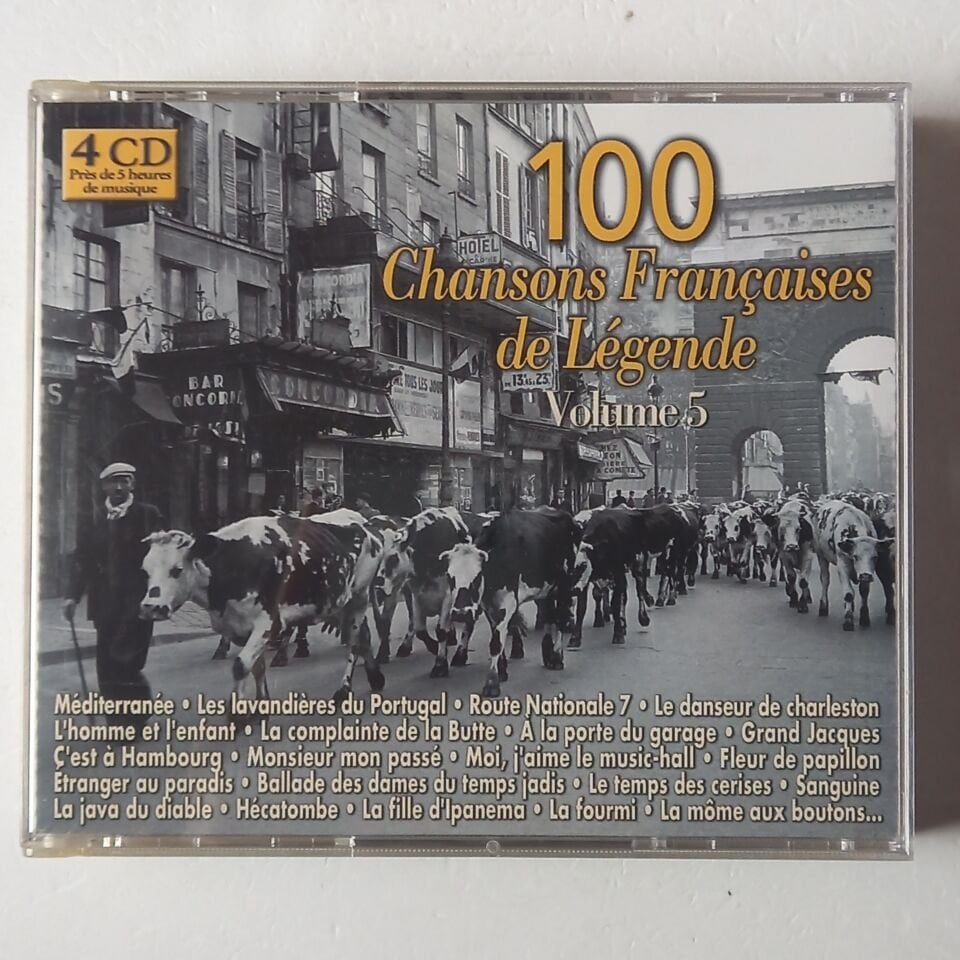 100 CHANSONS FRANÇAISES DE LEGENDE VOLUME 5 (2006) - 4CD 2.EL