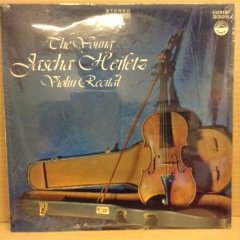 THE YOUNG JASCHA HEIFETZ VIOLIN RECITAL DÖNEM BASKISI SIFIR PLAK