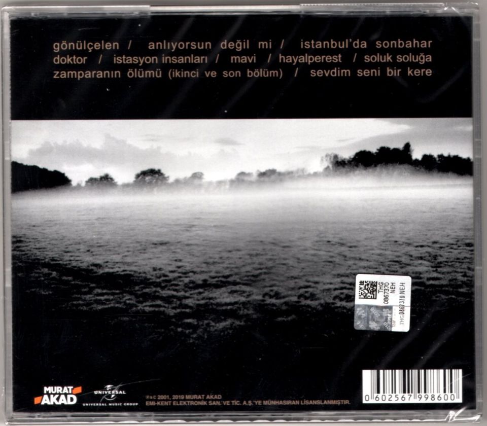 TEOMAN - GÖNÜLÇELEN (2001) - CD SIFIR 2019 MURAT AKAD BASKI
