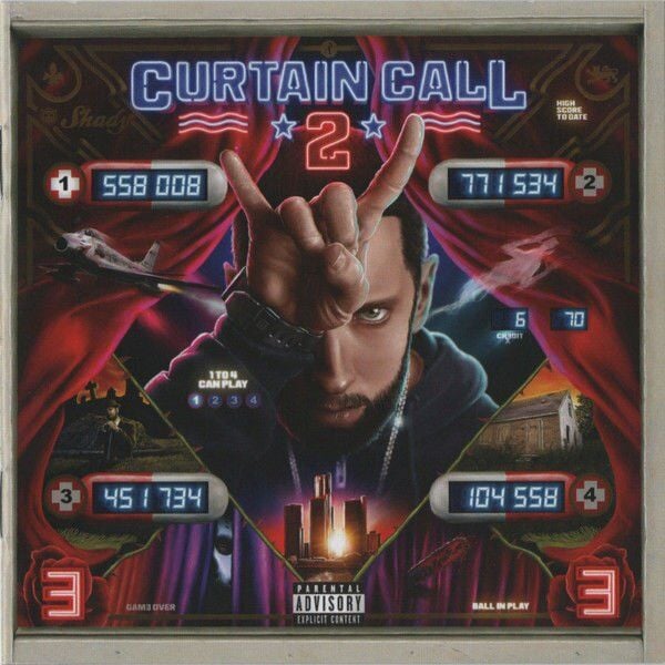 EMINEM – CURTAIN CALL 2 (2022) - CD 2022 COMPILATION ALBUM AMBALAJINDA SIFIR