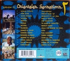 WELCOME TO ORIENTALES SENSATIONS 2 / FAIRUZ, ALABINA, MILOUD, WARDA, AMR DIAB, CHEB MAMI (1998) ATOLL MUSIC CD 2.EL
