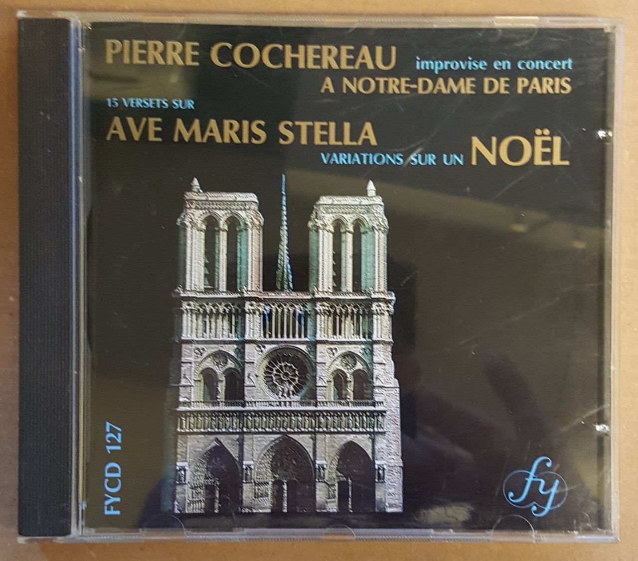 PIERRE COCHEREAU - IMPROVISE EN CONCERT A NOTRE DAME DE PARIS /15 VERSETS IMPROVISES SUR AVE MARIS STELLA (1989) - CD 2.EL