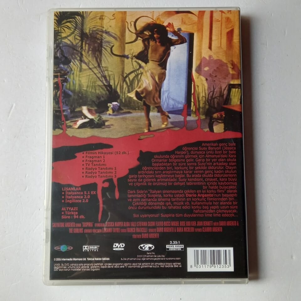SUSPIRIA / KOLEKSİYONER VERSİYONU - DVD 2.EL