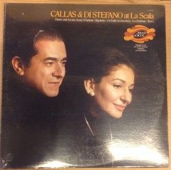 MARIA CALLAS & GIUSEPPE DI STEFANO AT THE SCALA DÖNEM BASKISI SIFIR 2PLAK