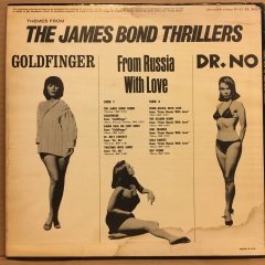 ROLAND SHAW ORCHESTRA - THE JAMES BOND THRILLERS, GOLDFINGER, DR.NO, FROM RUSSIA WITH LOVE (1964) 2.EL PLAK