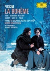 PUCCINI: LA BOHÈME - HERBERT VON KARAJAN - DVD SIFIR