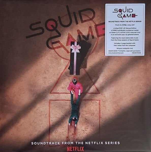 SQUID GAME (SOUNDTRACK FROM THE NETFLIX SERIES) / (JUNG JAEIL  (2022) - 2LP 2025REISSUE DELUXE LIMITED NUMBERED EDITION PINK & GREEN 180GR VINYL  SIFIR PLAK