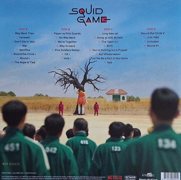 SQUID GAME (SOUNDTRACK FROM THE NETFLIX SERIES) / (JUNG JAEIL  (2022) - 2LP 2025REISSUE DELUXE LIMITED NUMBERED EDITION PINK & GREEN 180GR VINYL  SIFIR PLAK
