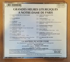 PIERRE COCHEREAU - GRANDES HEURES LITUGIQUES A NOTRE DAME DE PARIS (1973) - CD 1993 EDITION 2.EL