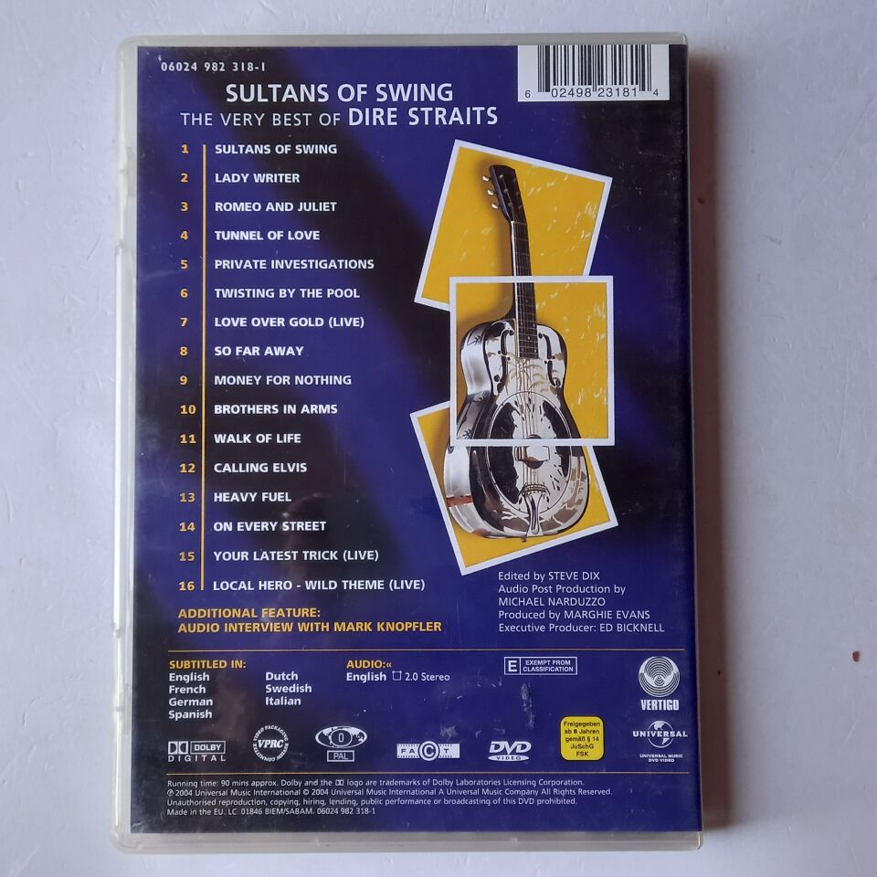 DIRE STRAITS – SULTANS OF SWING / THE VERY BEST OF DIRE STRAITS (2004) - DVD 2.EL