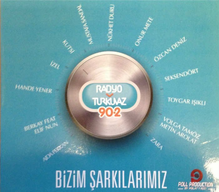 RADYO TURKUAZ 90.2 BİZİM ŞARKILARIMIZ CD 2.EL