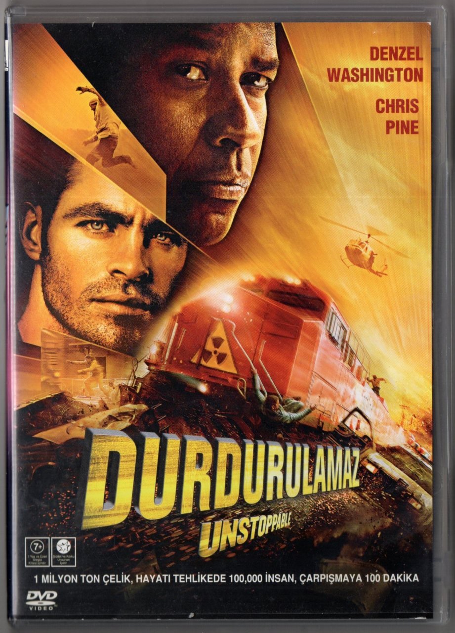 DURDURULAMAZ - UNSTOPPABLE - DENZEL WASHINGTON - DVD 2.EL