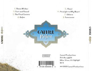 CAMEL - RAJAZZ (1999) - 2018 REISSUE HDCD SIFIR
