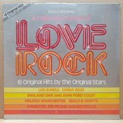 LOVE ROCK / LOU RAWLS, DIANA ROSS, SEALS & CROFT, MARVIN GAYE, ARETHA FRANKLIN (1980) - LP DÖNEM BASKISI SIFIR PLAK