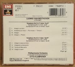 BEETHOVEN - SYMPHONY NO 5 & NO 8 / OTTO KLEMPERER (1990) - CD 2.EL