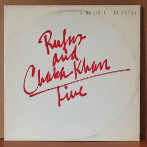 RUFUS AND CHAKA KHAN - LIVE / STOMPIN' AT THE SAVOY (1983) - 2LP 2.EL PLAK